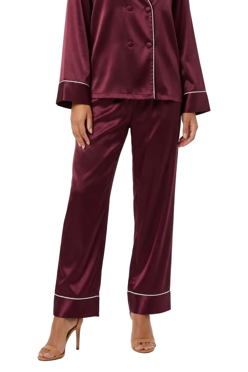 بيجامة حرير توت فاخرة - Grade 6A | Silk Pajama Set