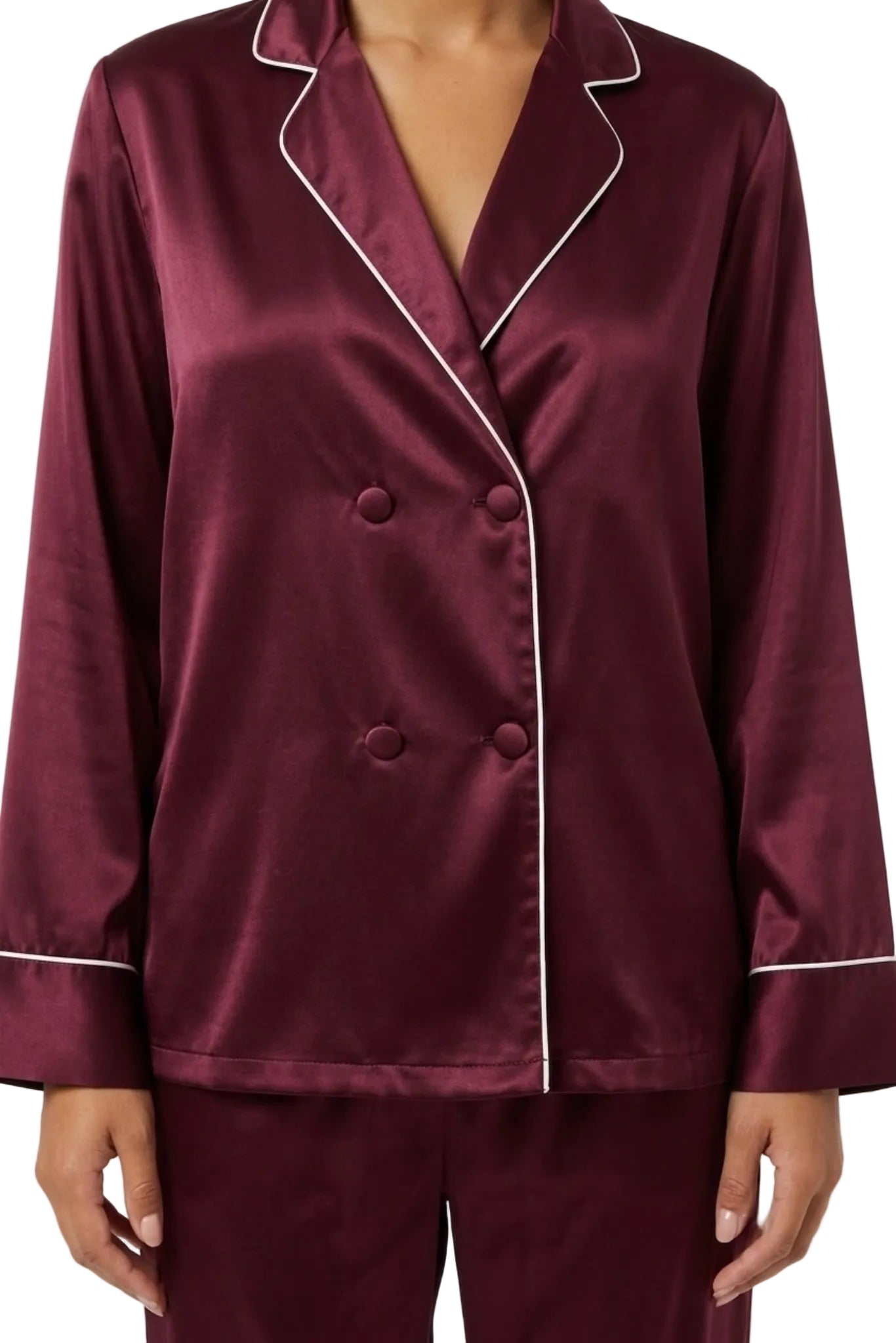 بيجامة حرير توت فاخرة - Grade 6A | Silk Pajama Set