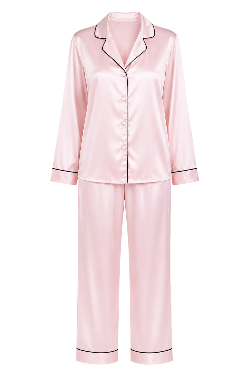 بيجامة حرير توت فاخرة - Grade 6A | Silk Pajama Set