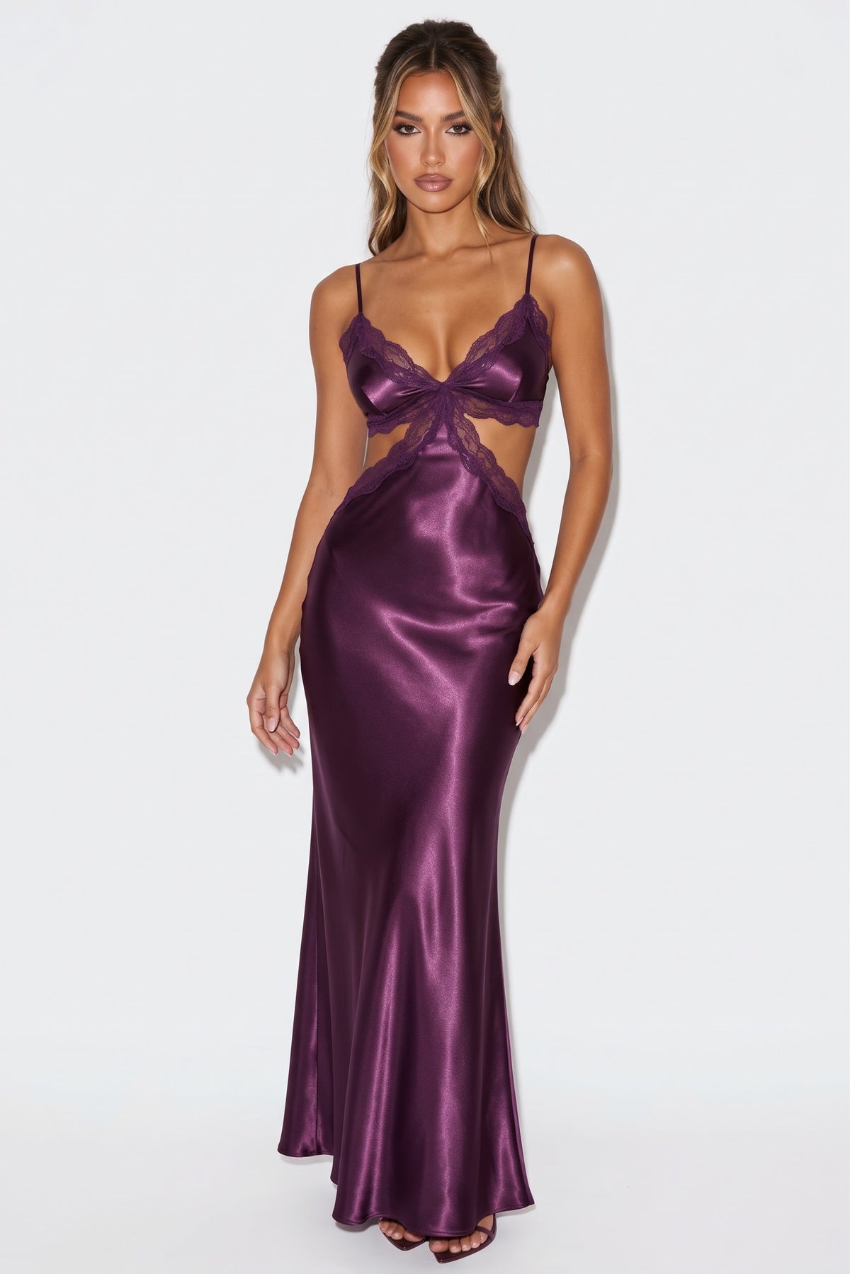Mulberry Silk Twisted Dress