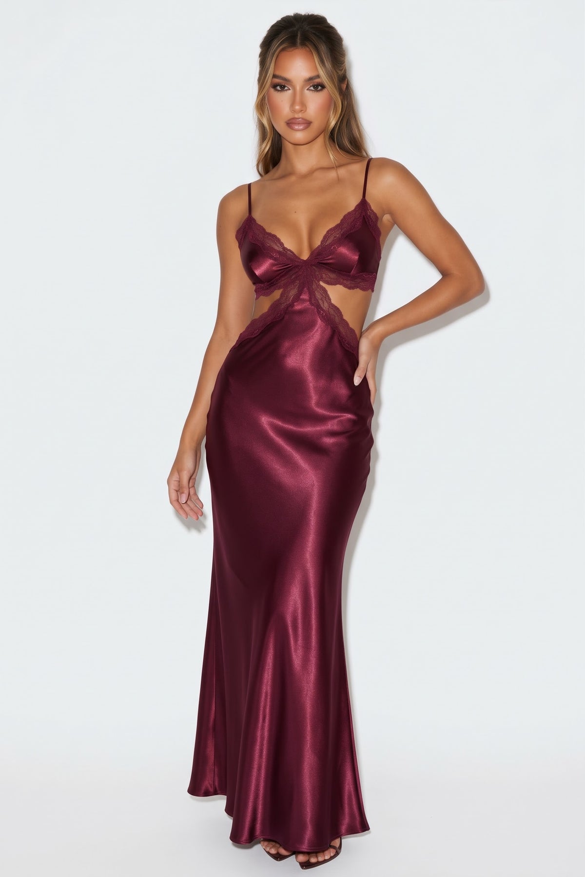 Mulberry Silk Twisted Dress