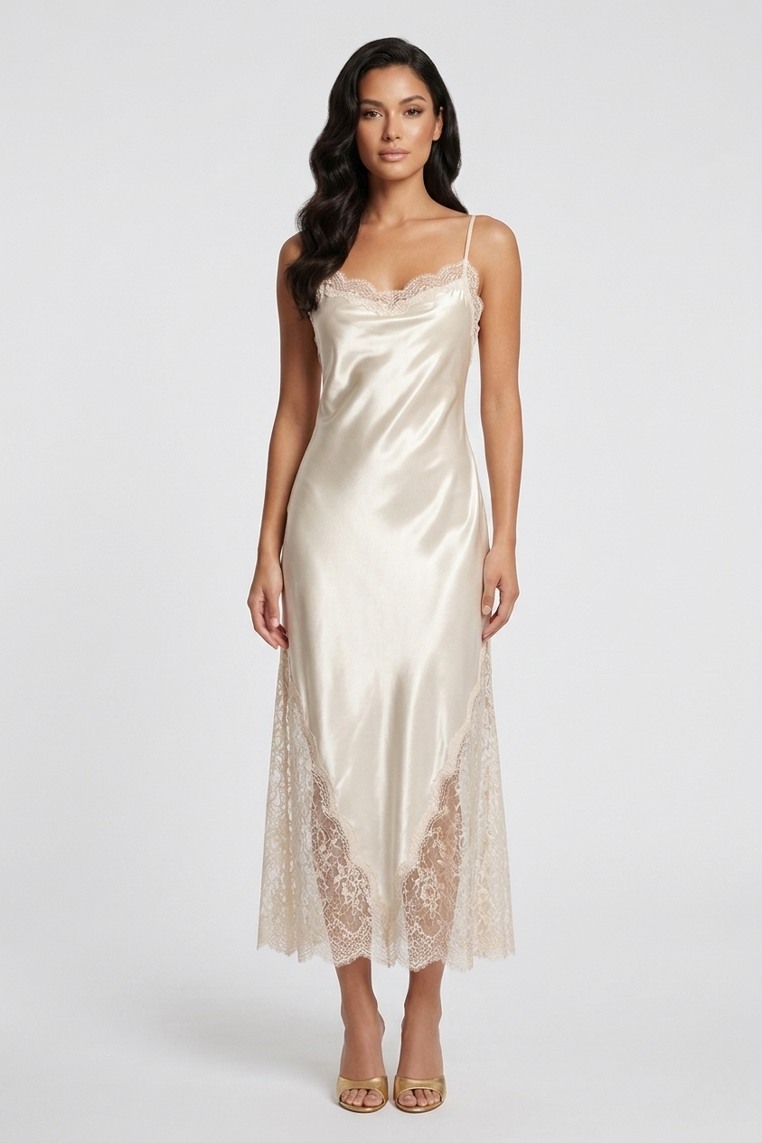 Atelier Bridal Set - Mulberry Silk Robe & Dress