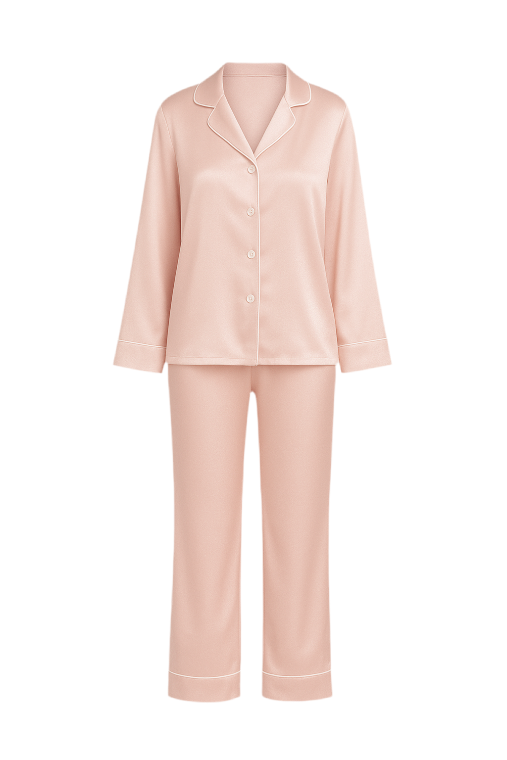 بيجامة حرير توت فاخرة - Grade 6A | Silk Pajama Set