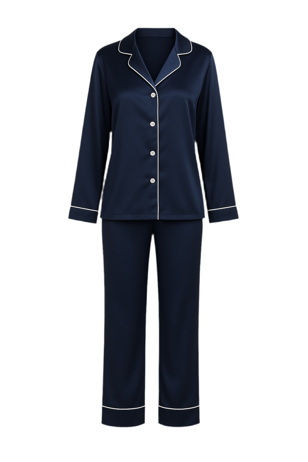 بيجامة حرير توت فاخرة - Grade 6A | Silk Pajama Set