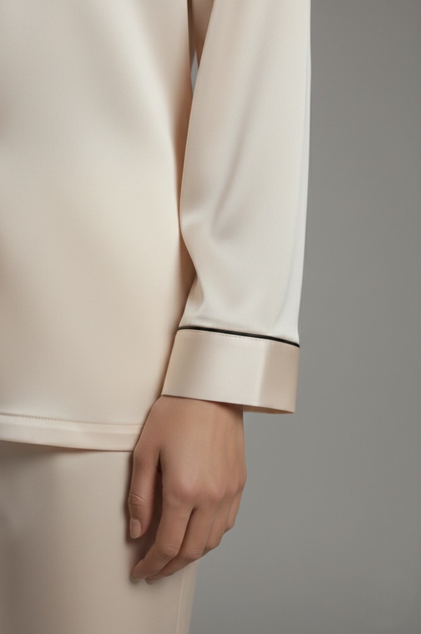 بيجامة حرير توت فاخرة - Grade 6A | Silk Pajama Set