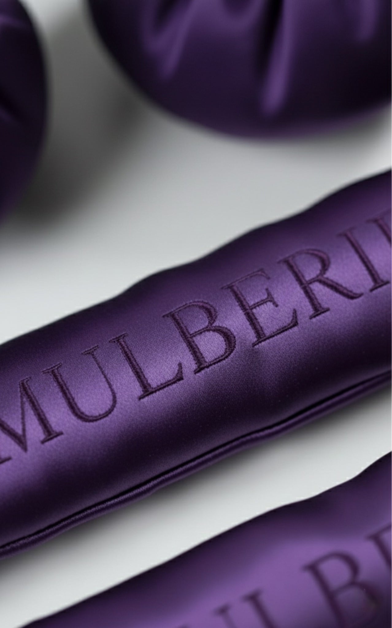 لفافات الشعر الحريرية - طقم من قطعتين