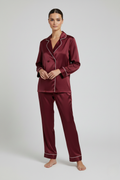 بيجامة حرير توت فاخرة - Grade 6A | Silk Pajama Set