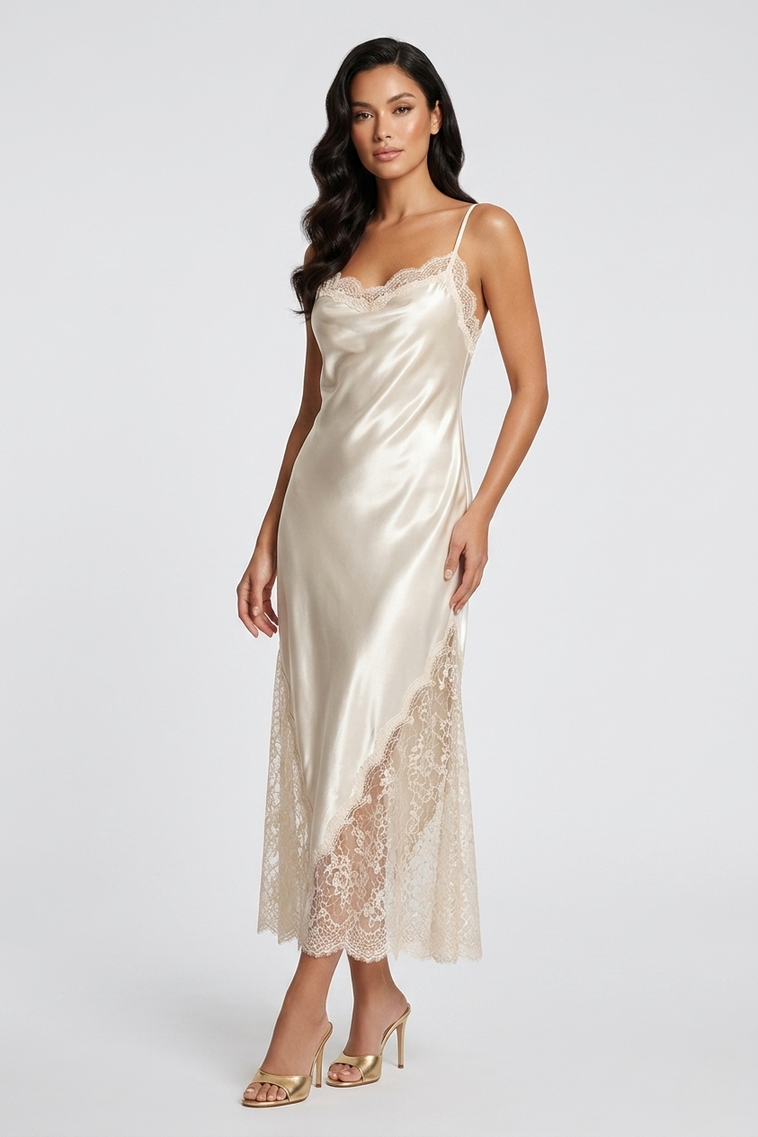 Atelier Bridal Set - Mulberry Silk Robe & Dress