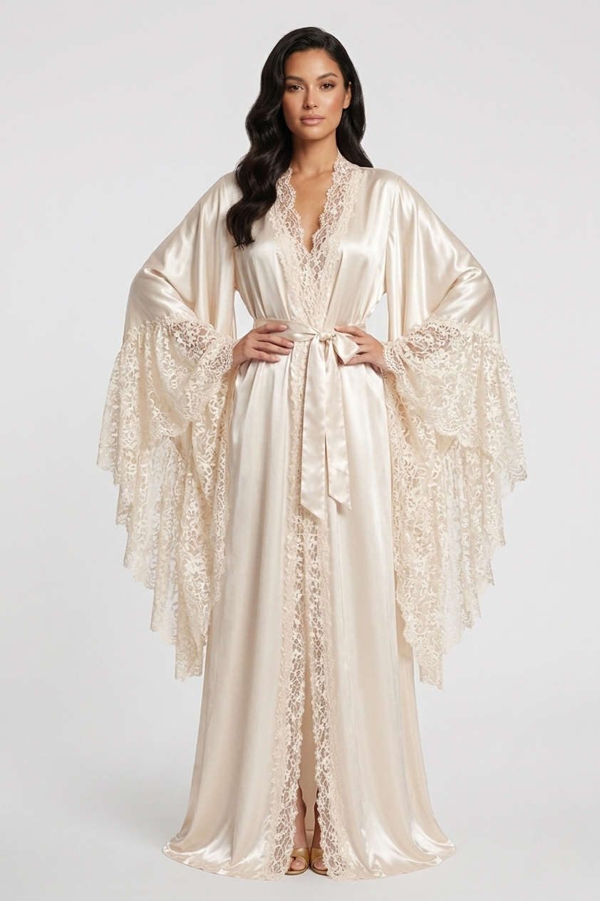 Atelier Bridal Set - Mulberry Silk Robe & Dress